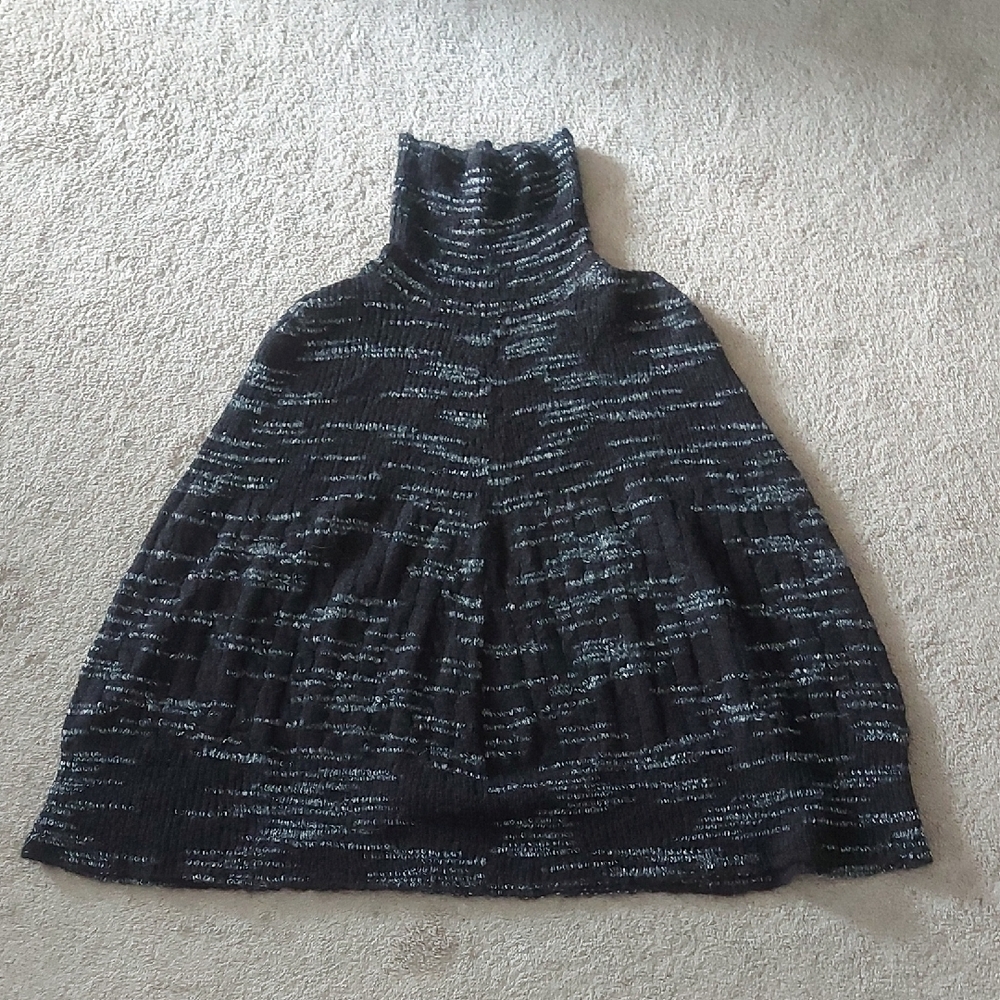 Michelle Nicole knit turtleneck cape